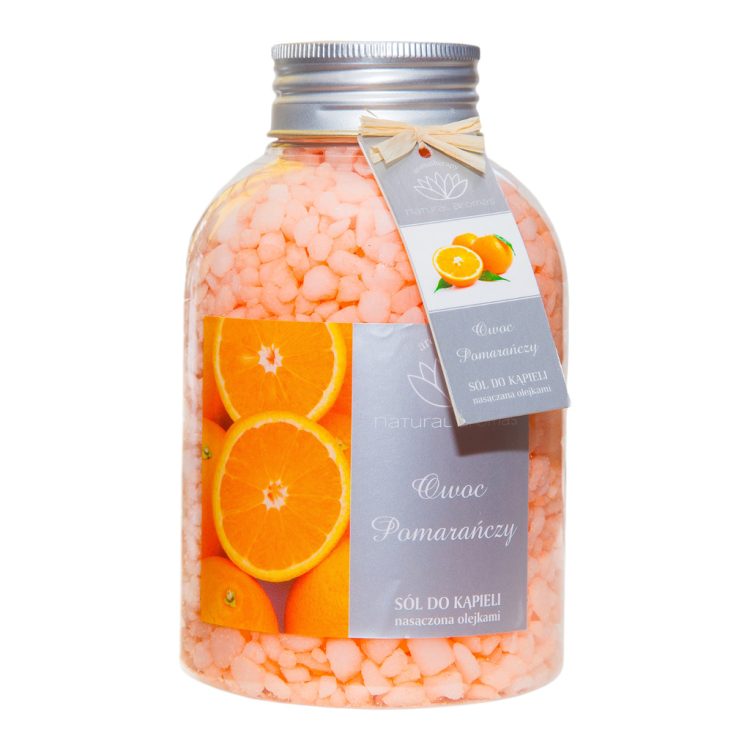 Natural Aromas Zapachowa Sól Do Kąpieli Owoc Pomarańczy 670 g • SPA