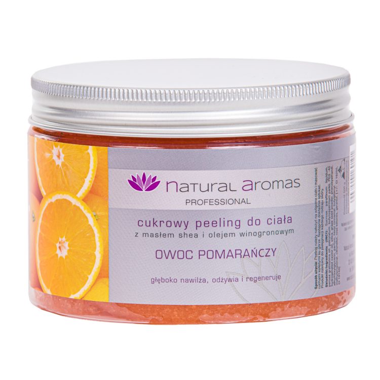 Natural Aromas Cukrowy Peeling Do Ciała Owoc Pomarańczy 500 ml • SPA