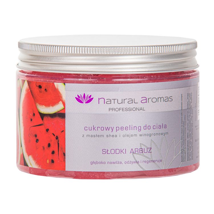 Natural Aromas Cukrowy Peeling Do Ciała Słodki Arbuz 500 ml • SPA