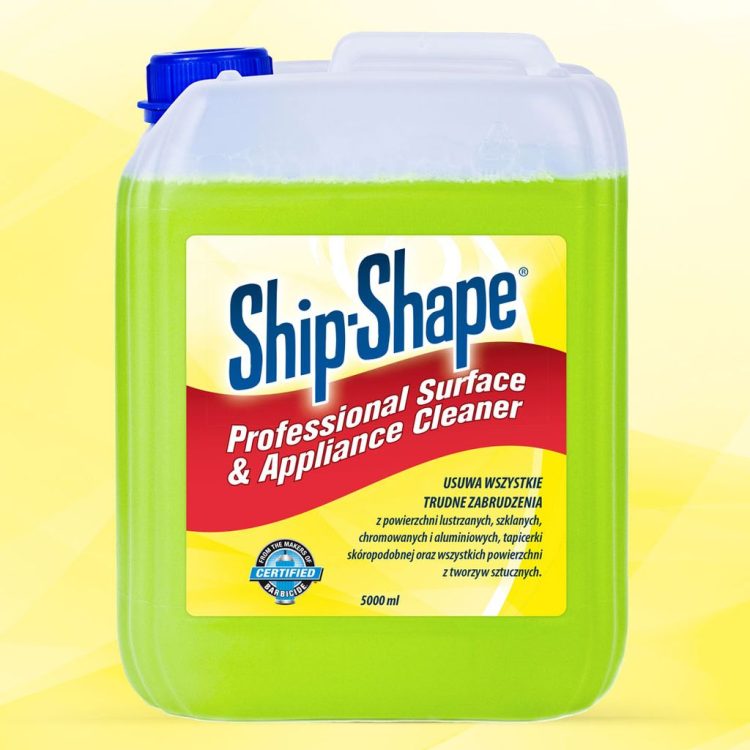 Barbicide ship-shape – Spray do mycia i usuwania trudnych zabrudzeń z powierzchni – uzupełnienie – kanister (5 L) • Dezynfekcja