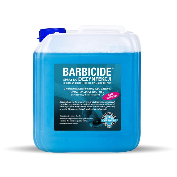 Barbicide Spray do dezynfekcji powierzchni – Uzupełnienie zapachowe- kanister  (5000 ml) • Dezynfekcja