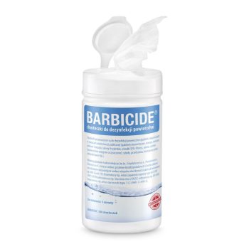 Barbicide – Chusteczki do dezynfekcji powierzchni (100 szt.) • Dezynfekcja
