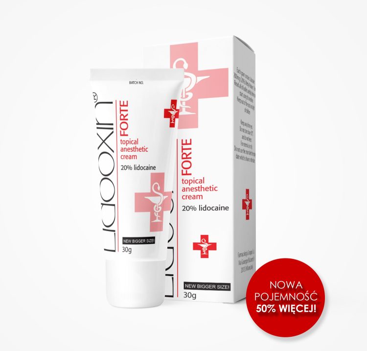 Lidooxin Forte Cream 20% (30g) • Kremy przedzabiegowe