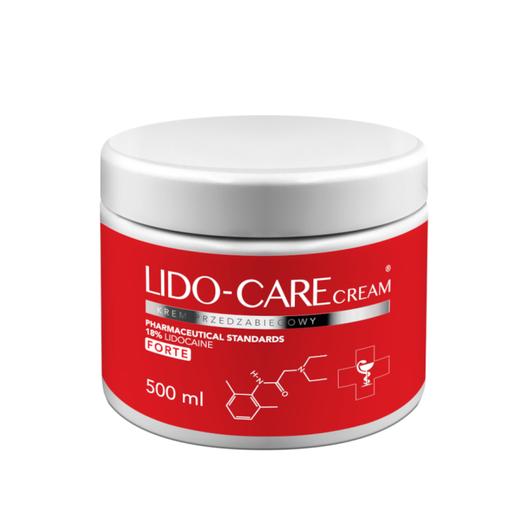 LIDO-CARE Forte Cream 18% (500 ml) • Kremy przedzabiegowe